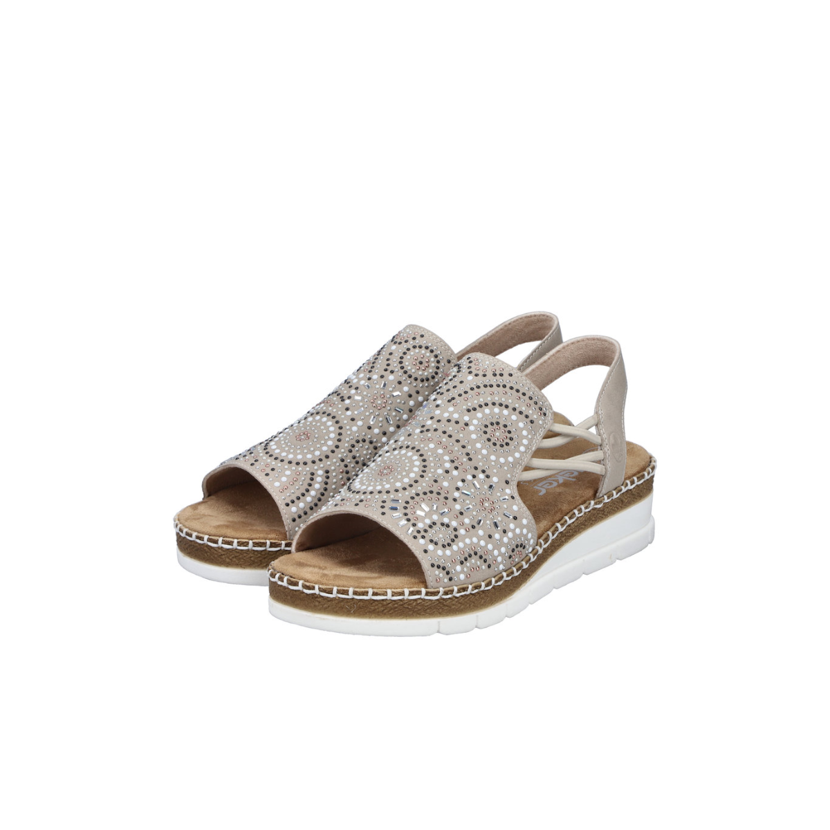 Rieker ženske sandale V1246-62 Lak Korak