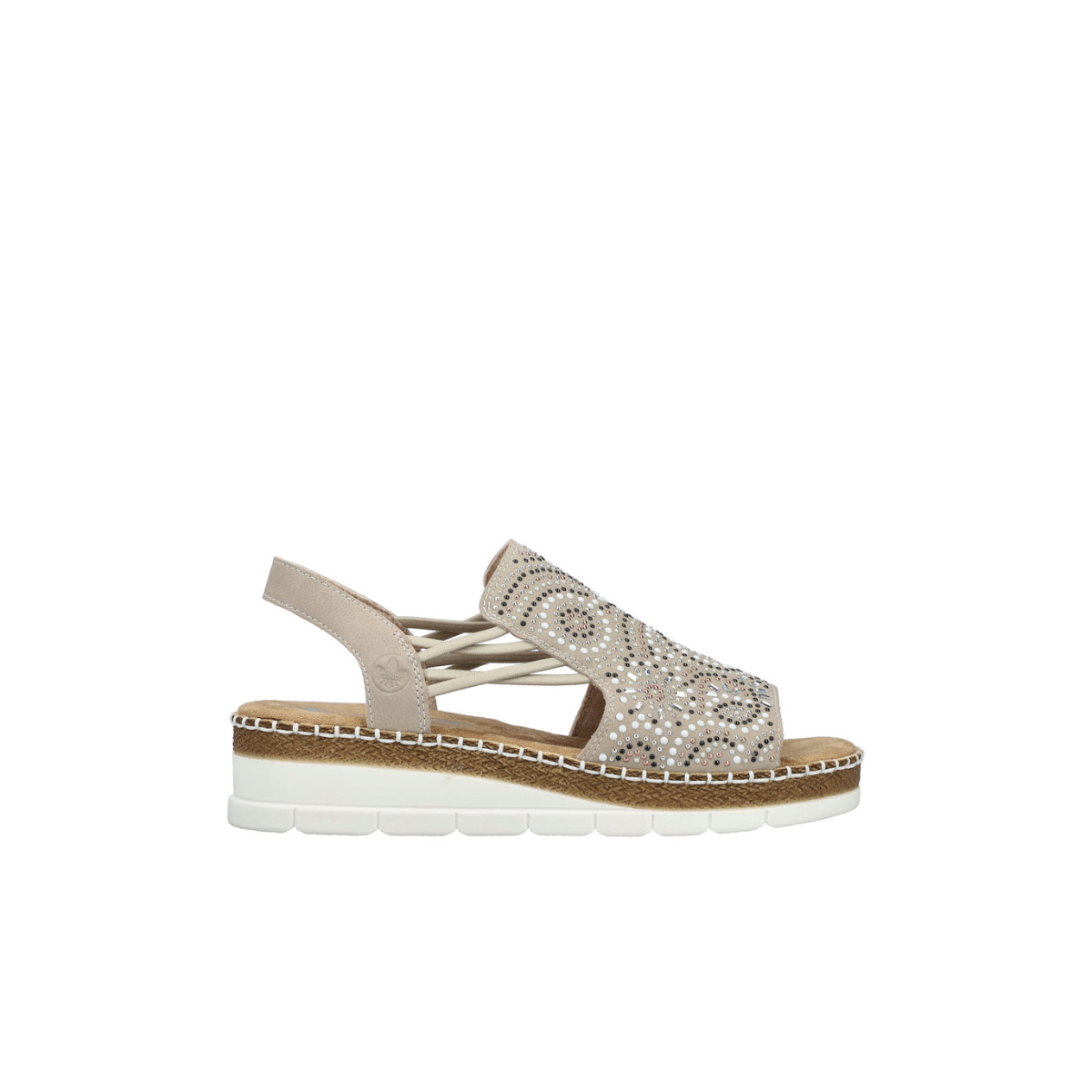 Rieker ženske sandale V1246-62 Lak Korak