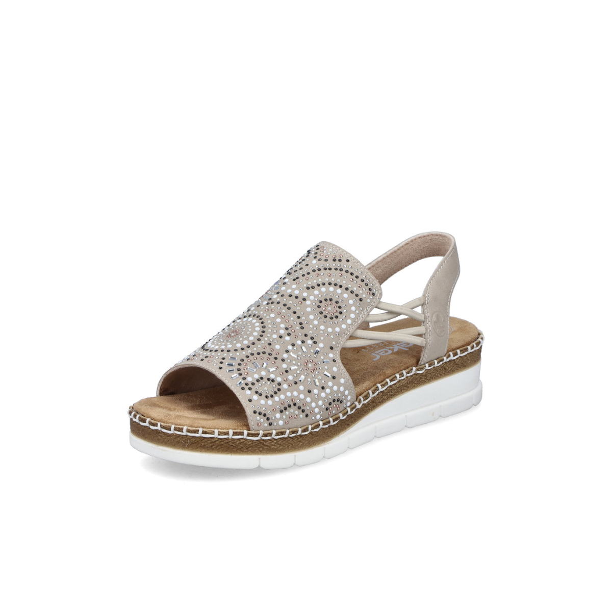 Rieker ženske sandale V1246-62 Lak Korak